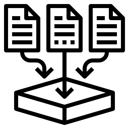 Data Backup Icon representing a hard drive with an arrow